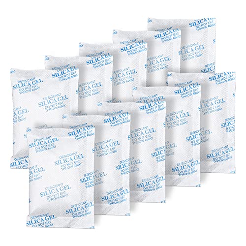 Absorbking Silica Gel Packets, 20 Gram 150 Packs Food Safe Moisture Absorbers, Desiccant Packs for Storage, Reusable Desiccant for Foods, Storage Bins, 3D Filaments, Electronics, Safes - size: 20g(150-pack)