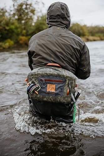 fishpond Thunderhead Submersible Lumbar Pack | Fishing Bag | Waterproof Waist Pack | Fly Fishing Fanny Pack - Eco Shadowcast Camo - color: ECO Shadowcast Camo