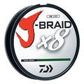 Daiwa J-Braid 300M 8-Strand Woven Round Braid Line - color: DARK GREEN, size: 10 lb