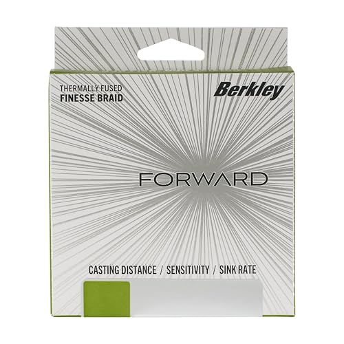 Berkley Forward Braid Fishing Line - color: Low-Vis Green, size: 12 lb - 150 yd