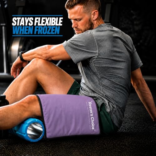 Rester's Choice Extra-Large Gel Ice Pack (13" x 21.5") - Reusable, Flexible, Durable - Ideal for Back, Shoulder, Knee (Lavender, 1 Pack, X-Large) - color: Lavender, size: 13x21.5 Inch (Pack of 1)