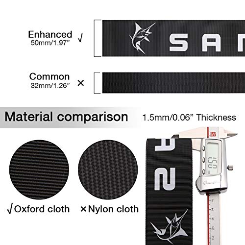 SANLIKE Fishing Belt Fight Belt Adjustable Aluminum Waist Fighting Belt Rod Holder Stand-up Fishing Belt - color: Blue