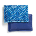 Fit & Fresh Cool Coolers 2 Pack Soft Ice for Lunch Bags, Flexible Stretch Nylon, Durable, Reusable Lunch Box Ice Packs, Soft Ice, Reusable Freezer Packs, Lunch Ice, Easy to Clean, Navy Sketch - color: Sketch Weave (2 Pack), size: Standard