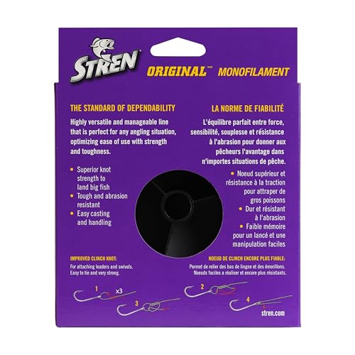 Stren Original Monofilament Fishing Line - color: Lo-Vis Green, size: 1000 Yd, Pound Test 10, style: 10lb | 4.5kg
