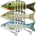 TRUSCEND Swimmax Easy Catch Fishing Lures with BKK Hooks, Wiggling, Vibrating, Rattling and Gurgling for More Bites, Heavy-Duty Dyneema Fiber Jointed Swimbaits for Bass, Trout, Crappie, Walleye, Pike - color: A1-3",0.4oz