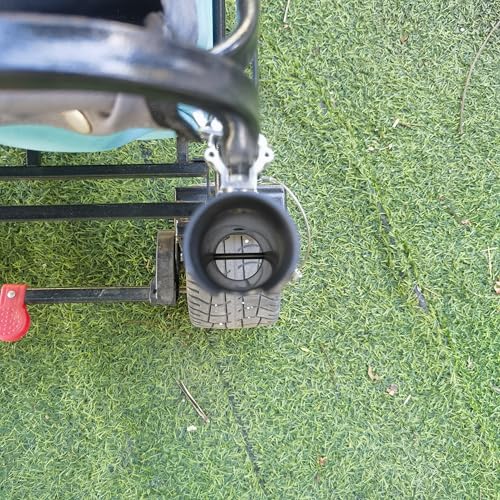 Rod Holders - Ideal for Wagons, Gardening Wagons, Gorillas and Campers, Golf carts. Clip-on mounting. - color: black aluminum