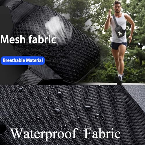 Mini Sling Bag for Men Crossbody,Small Chest Bag Casual Trendy Waterproof Lightweight Phone Crossover Daypack - color: Small Sling Bag-m
