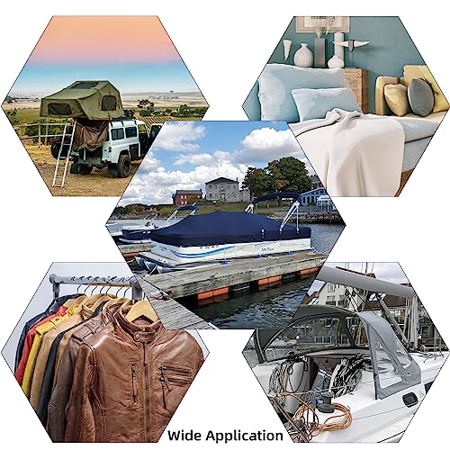 Canvas Snap Kit, Stainless Steel Snaps Marine Grade Snaps for Boat Cover - Snap Kit for Boat Cover 3/8" Socket Metal Snaps Fasteners for Clothing Leather Fabric Canvas150 PCS (Black) - style: Black1