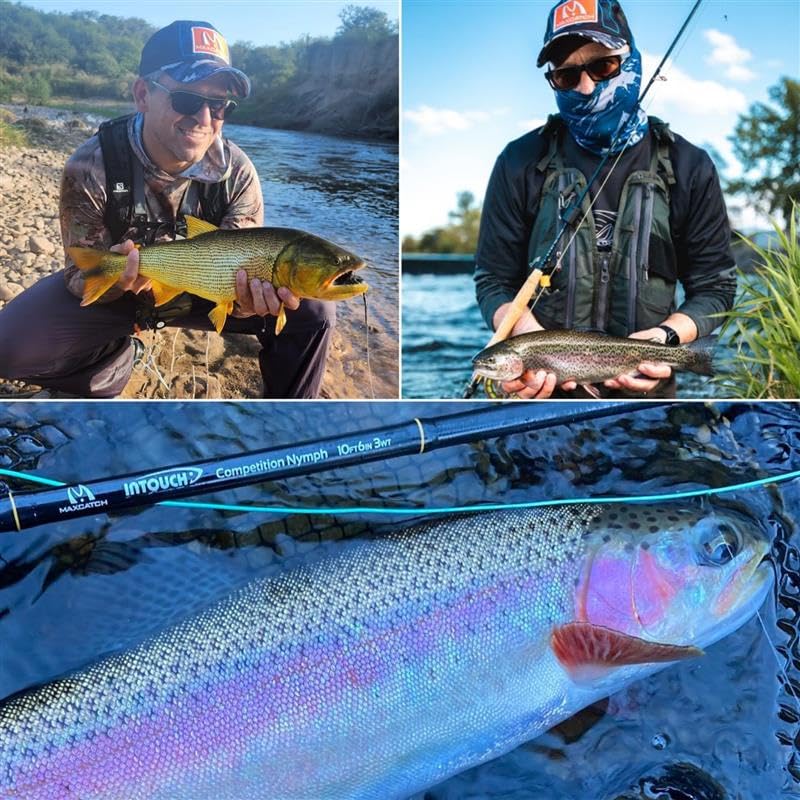 Maxcatch Euro Nymph Fly Fishing Line, Weight Forward Floating, WF2-6F, Double Welded Loops - size: WF5F-90FT