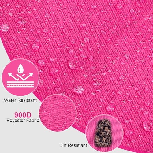 Goture Fishing Backpack with 4 Tackle Boxes,900D Water-Resistant Tackle Backpack with Rod Holders,45L Large Fishing Bag Storage Gear Tackle Bag with Rain Cover,Bottle Holder for Travel Camping Hiking - color: B3:pink With 4 Tackle Boxes