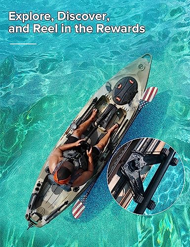 Kayak Paddle Holder, Kayak Accessories for Fishing, Dual Head Kayak Track Mount Accessories, Offset Paddle Holder for Kayaking, Kayak Rail Accessories - style: Offset Paddle Holder 2Pack