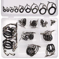 Fishing Rod Repair Kit - Fishing Rod Tips and Guides Replacement Kit With Ceramic Guide Rings - color: rod guides and tips_45pcs