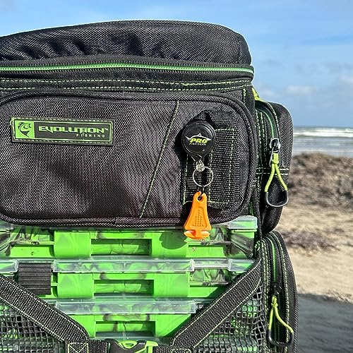 LINE CUTTERZ Patented Ceramic Blade Zipper Pull Quick Braided Fishing Line Cutter - Fishing Equipment - Upgrade Your Fishing Gear Now - color: Blaze Orange
