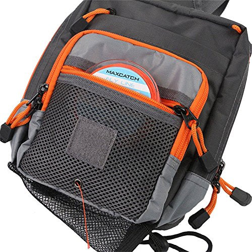 M MAXIMUMCATCH Maxcatch V-Cross Shoulder Bag Multifunction Fishing Sling Pack
