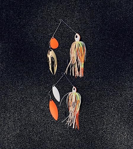 Berkley Power Blade Compact Fishing Spinnerbaits - color: Fire Craw/Gold + Gold, size: 3/8 oz - Colorado Indiana