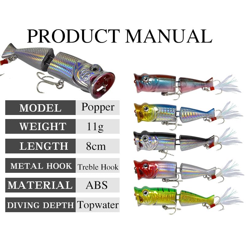Fishing Lures Two Jointed Fish Fishing Kits Slow Sinking Lifelike Swimbait Freshwater and Saltwater Crankbaits for Bass Trout Bass Lures