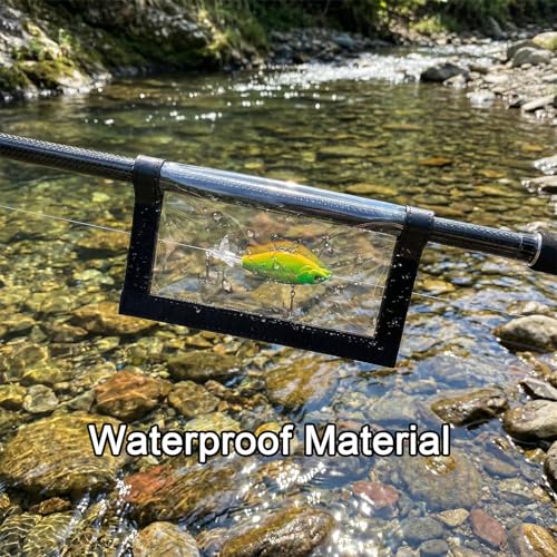 MAQUITA 20PCS Clear See Through PVC Fishing Lure Covers Protect Pets and Fishermen Safe from Sharp Hook Transparent Lures Fishing Bait Hook Storage 10L+10M