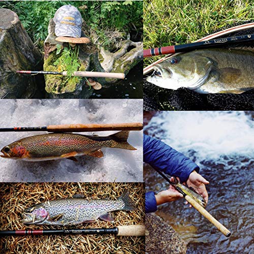 Maxcatch Tenkara Fly Fishing Rod and Combo 7:3 Action, 9/10/11/12/13ft/Triple Zoom 8'10''/9'9''/10'6'',10'8''/11'10''/12'9'' - color: Rod Combo, size: Triple-Zoom:10'8''/11'10''/12'9''