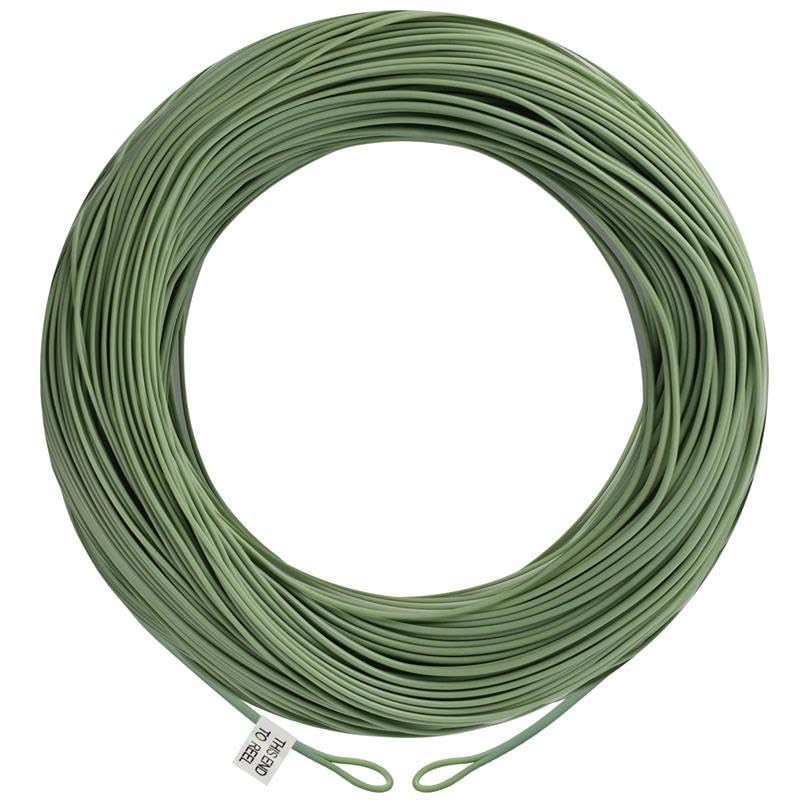 Maxcatch Fly Line with Two Welded Loops, Weight Forward Floating, 100FT, Multiple Colors, WF1F-WF9F, for Freshwater Fly Fishing - color: Moss Green, size: WF2F-100FT