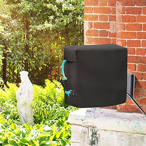 Garden Hose Reel Covers for Giraffe Tools AW40 1/2" x 130 ft Retractable Garden Hose Reel, Outerdoor Wall-Mounted Hose Reel Cover All Season Protection - 24"L x13"Wx 19.7"H - size: 24"L x13"Wx 19.7"H