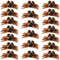 20 pcs Crab Fishing Lure Artificial Silica Gel Lifelike Simulation Fake Bait Fishing Tackle 3D Simulation Freshwater Saltwater