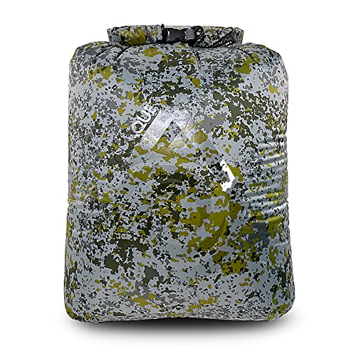 AquaQuest Rogue Dry Bag - 100% Waterproof Roll Top - 100L Boulder Camo - Outdoor Storage Bag - color: Boulder Camo, size: 100 L