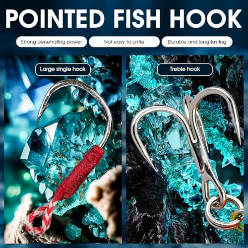 27Pcs Fishing Lures Kit, Hard and Soft Bait Set for Bass Trout Pike, Deep Diving Crankbaits with Premium Gift Box, Freshwater and Saltwater Fishing Tackle Gear for Men Dad Husband