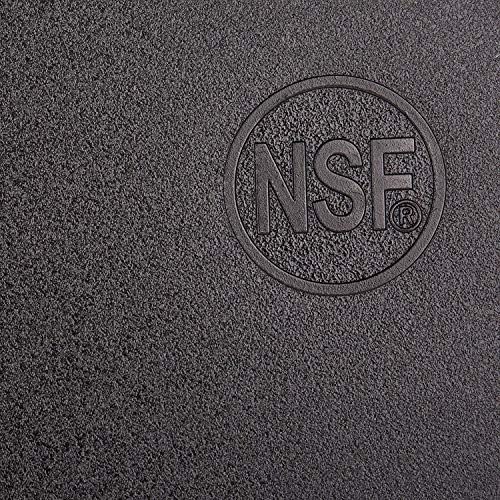 Large Poly Cutting Board, 18x12 Inch Black, 3/4" Thick, BPA Free and Dishwasher Safe - color: Black, size: 18"L x 12"W