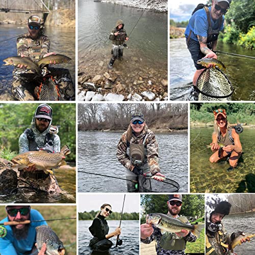Aventik Fly Fishing Riverbend Series Fly Rod IM8 Graphite Blank 0/1/2/3/4/5/6/7/8 wt Rods, 6/7/8/9/10ft Lightweight Fly Fishing Rod Medium Fast Action - color: Rod Kit, size: 6'1'' LW0/1