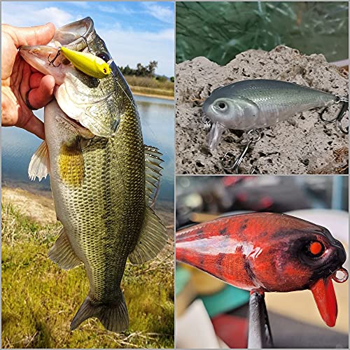 Blank Unpainted Minnow Crankbait Topwater Lipless Jerkbait Fishing Lures - color: UPC655
