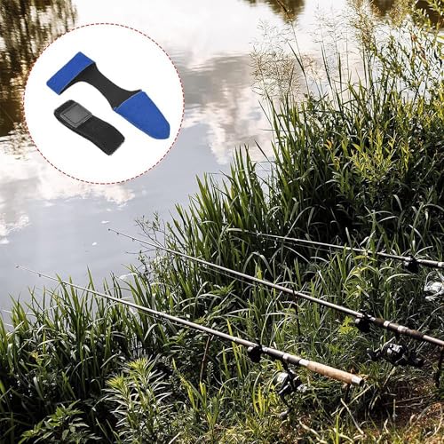 3 Pcs Fishing Rod Tip Cover Fishing Rod Cover Sleeve Protector Case Accessories Rod Guard Caps Fishing Tools Professional and Practical Fishing Rod Tip Cover 3 Colors (1 Red, 1 Blue, 1 Black)