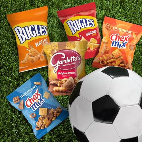 Classic Mix Snack Variety Pack, Bugles Original and Nacho Cheese, Gardetto's Original Recipe, Chex Mix Traditional and Cheddar, 20 Ct, 28 oz - size: 28 Ounce (Pack of 1)