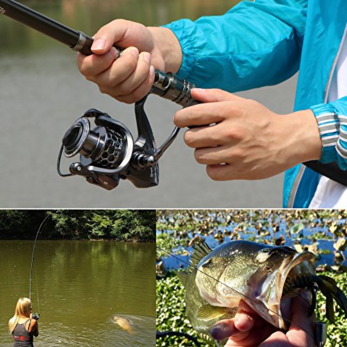 Sougayilang Telescopic Fishing Rod Reel Combos with Carbon Fiber Fishing Pole Spinning Reels and Fishing Accessories - color: Only Fishing Rod and Reel, size: 8.86 Ft Rod + XY 4000 Reel