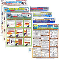 Fishermen's Fly Fishing Set (Fly Fishing Knots #5-8 & Basic Fly Tying #1-3) - Waterproof Quick Reference Guide | Portable & Built to Last | Double-Sided & Easy to Read
