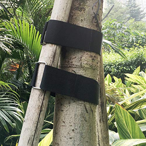 YiwerDer 6Pcs 18" x 2" Nylon Heavy Duty Reusable Hook and Loop Cinch Straps, Adjustable Fastening Securing Cable Straps, Black - style: 18" x 2Inch