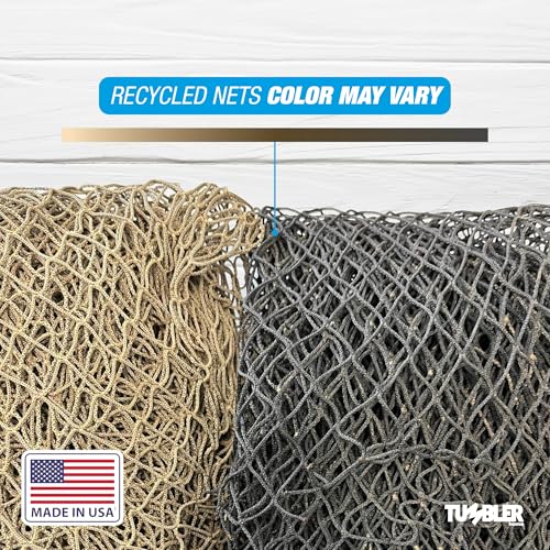 Fishing Net Decor, 5' x10' Decorative Fishing Net for Nautical, Mermaid, Pirate or Beach Themed Party or Room. Real Recycled Fish Netting for Decoration - size: 5 x 10 ft
