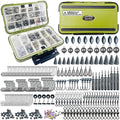 306pcs Fishing Lure Accessories Kit Including Hooks, Sinkers Weights, Rubber Bobber, Jigs, Beads, Swivels Snaps, Fishing Gear Kit with Tackle Box