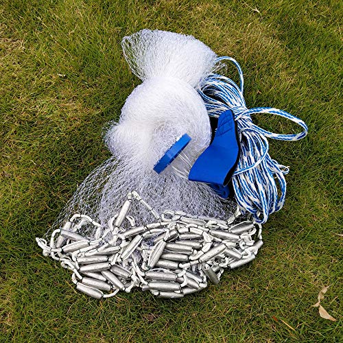 Drasry Fishing Cast Net Lead Sinker 26g/092oz Throw Net Sinkers Weights Kit for Casting Net Environmental Protection Sinker (Lead Sinker)