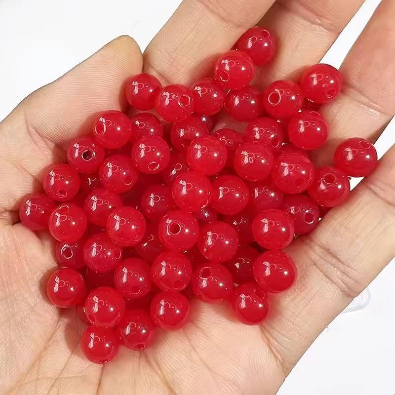 Premium Fishing Bead Kit - Versatile Lure Accessories for Enhanced Angling Experience - color: red, size: 100pcs