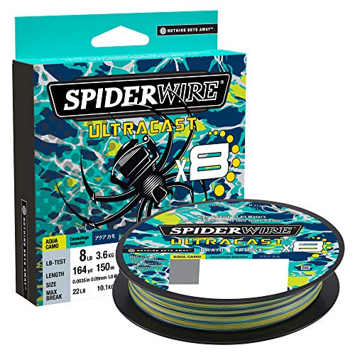 SpiderWire Ultracast Braid - color: Aqua Camo