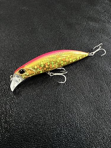 3pcs 11cm 30g Minnow Fishing Lure Kit Isca Carkbait Wobblers Swimbait Fishing Tackle Sinking Artificial Jerbaits Wobbler for Pike Bass Trout Fishing Tackle - color: AH1131B-4.3'' 1.1oz