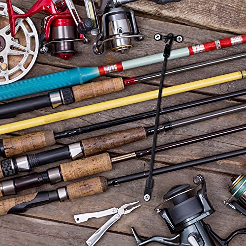 8 Sets Rod Strap Holder Boat Deck Rod Straps Rod Tamer Straps Fishing Rod Hold Down Straps Deck Mount Connector Boat Fishing Rod Straps Deck Mount Straps for Fishing Boat Kayak