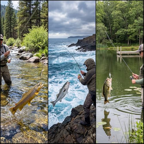 Fishing Lures Kit Set 10 Pack Fishing Lures Hard Baits, 3D Artificial Minnow Crankbait & Swimbait Lure Kit for Freshwater & Saltwater, Bass, Trout, Walleye, Redfish