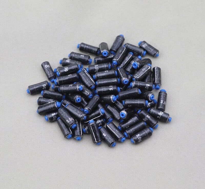 Pack of 50 Fishing Sinkers Weights Soft Plastic Core Scale Lead Freshwater Saltwater - size: 1/8oz 3.5g 50pcs