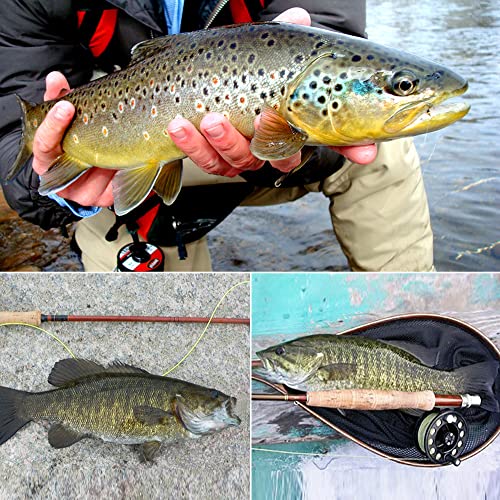 YZD Realistic Fly Fishing Dry Wet Nymph Trout Flies Topwater Lures for Freshwater Saltwater High Simulation Hand Tie Lure Kits - color: 21-A-08