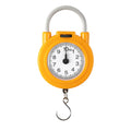 Haofy Handheld Scale, Fishing Hanging Scale Mechanical Kitchen and Fish Fishing Scale Multi Purpose Portable Hand Held Dial Weight Scale - color: Yellow
