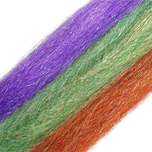 Fish Scale Steve Farrar SF Blend Electric Yellow ::: Fly Tying Material