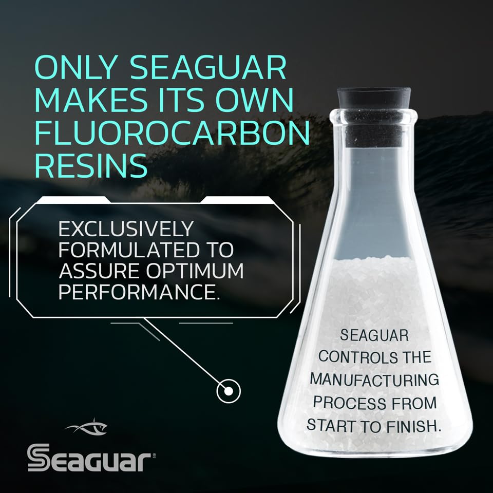 Seaguar AbrazX Freshwater Abrasion Resistant Fluorocarbon Fishing Line for Docks, Rocks, Weeds, & Logs - Multiple Sizes - style: 25lbs/1000yds