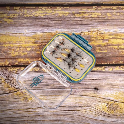 SF Small Waterproof Fly Box Double Sided Floating Fly Fishing Case Storage For Nymph Wet Dry Fly Flies Easy Grip Foam 3packs - style: Easy Grip Foam-small-3pcs