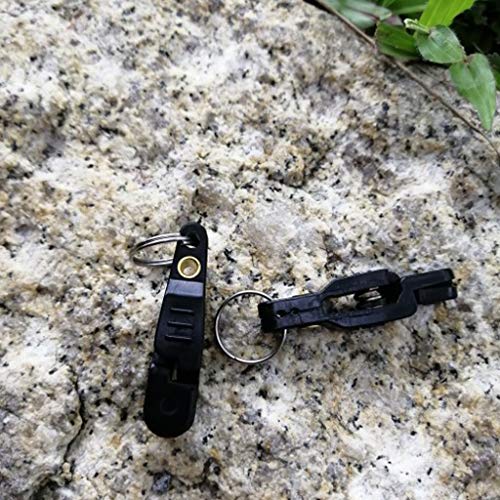 Line Clip Snap Weight Release Clip for Offshore Fishing Planer Board Kite Heavy Tension Snap Release Clip Downriggers Outrigger Release Clips - style: 3pcs Black